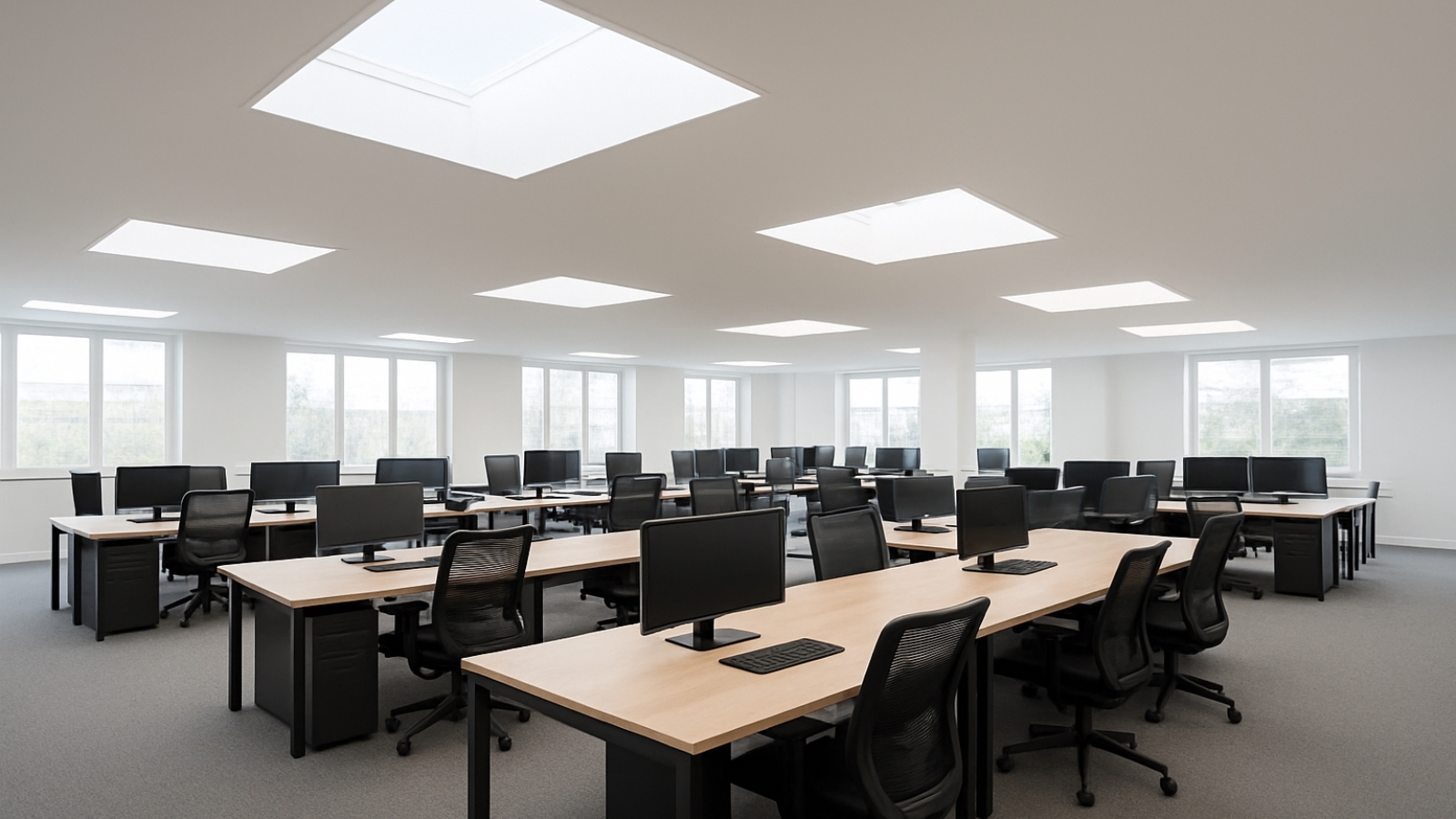 LED skylight system with tunable white control